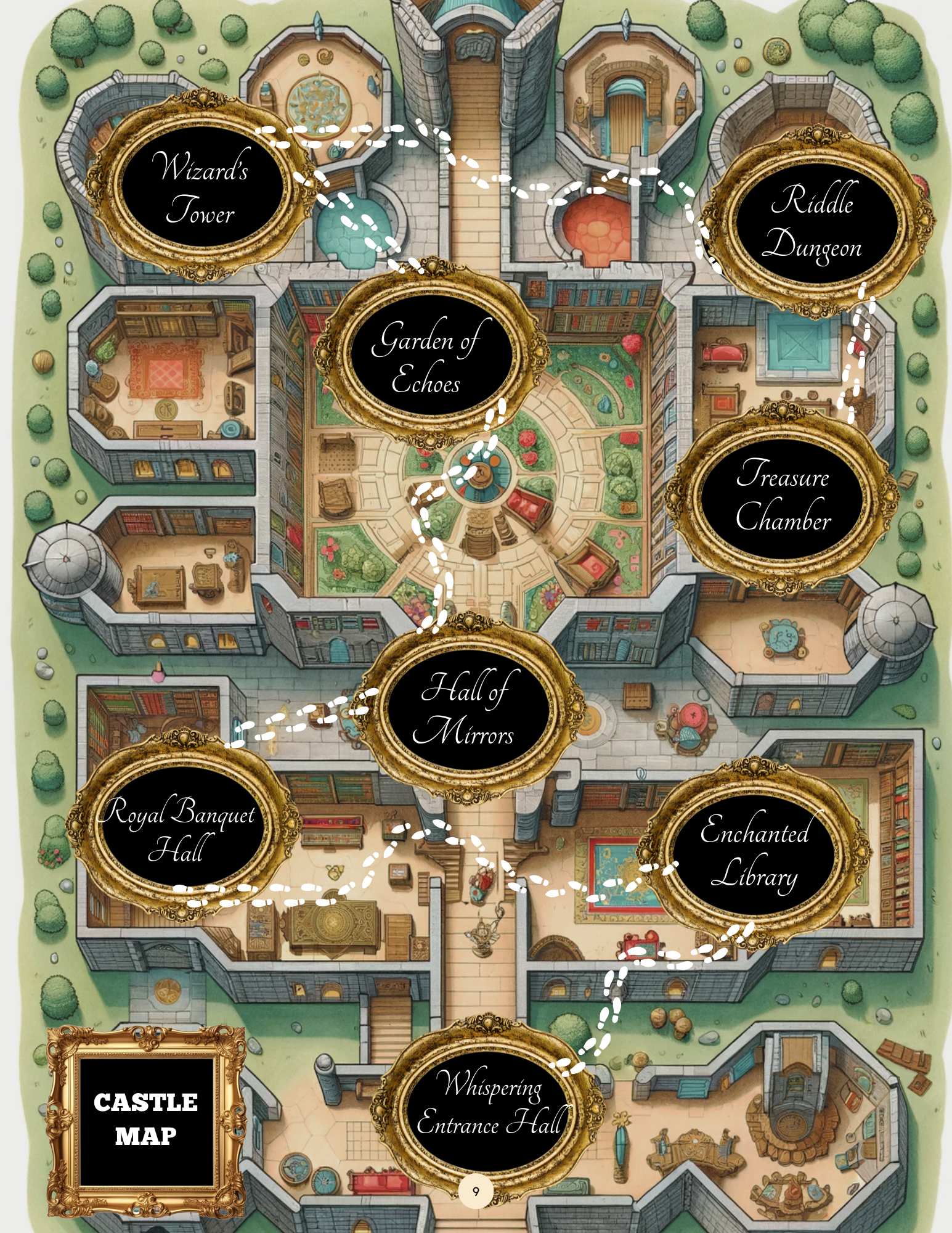 Castle Key Riddle Alfie's Quest: Journey Through Riddle Castle - Smarty Panthers Studio